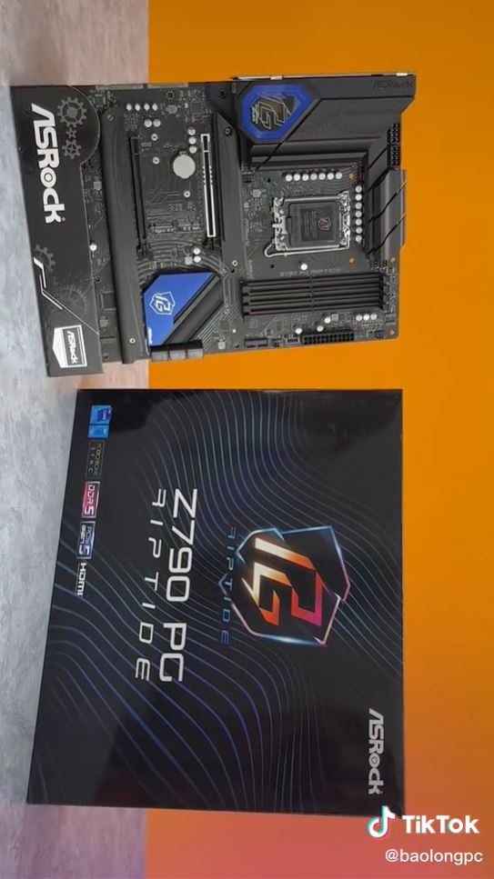 ASMR đập hộp chiếc Bo Mạch Chủ ASRock Z790 PG Riptide xịn sò