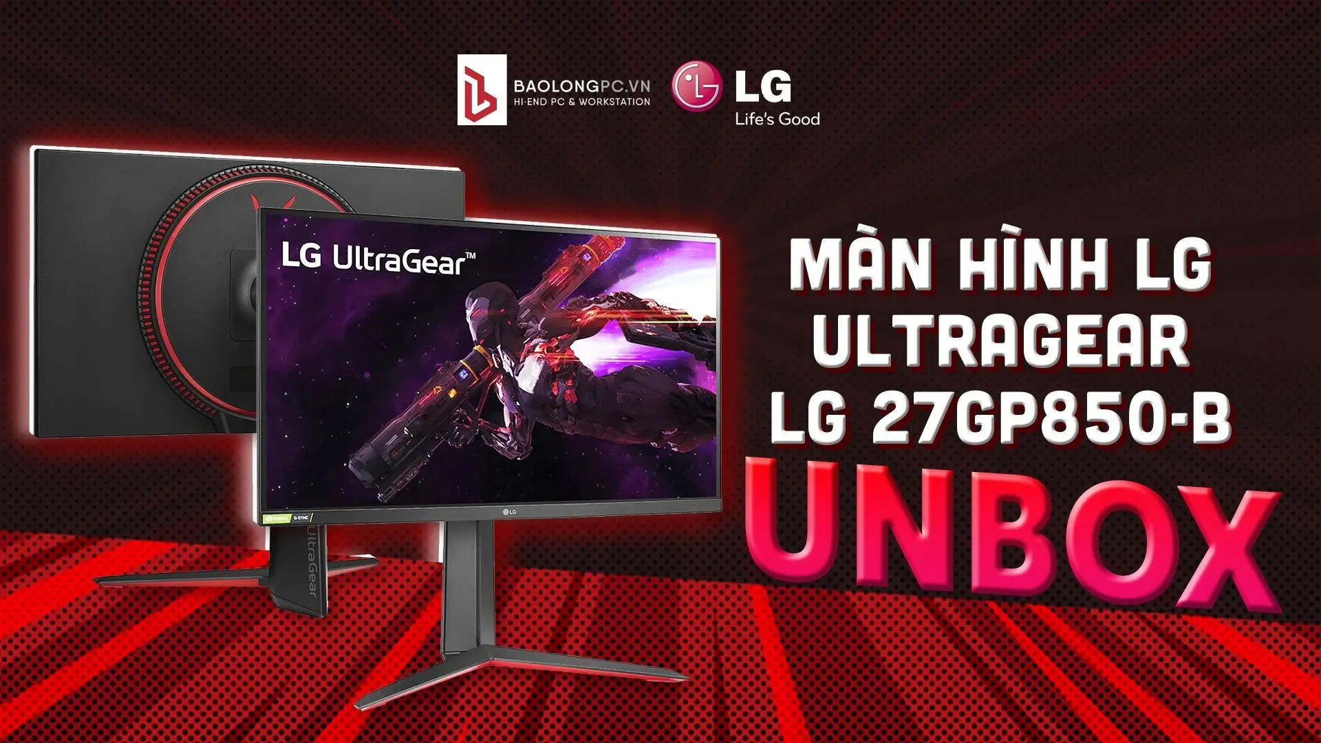 Unbox Màn Hình LG UltraGear 27GP850 - Tấm Nền 