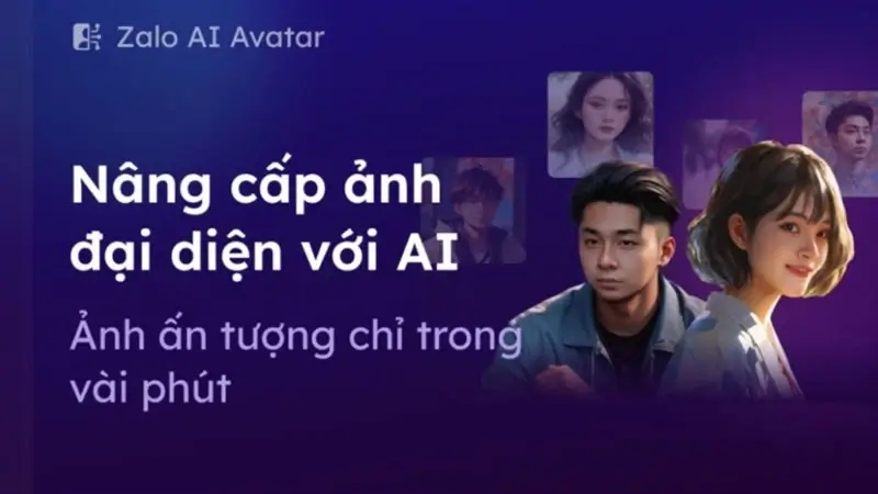 Zalo cập nhật tính năng mới Zalo AI Avatar cho người dùng 